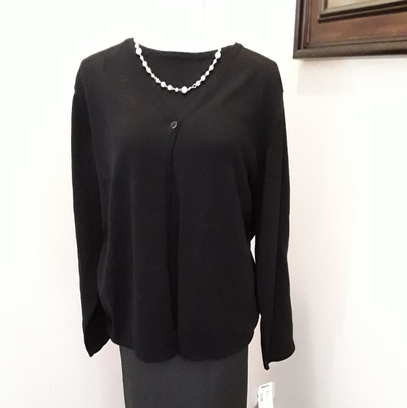 Urban Works black mock 2pc sweater size 2X 18/20 - Picture 2 of 4